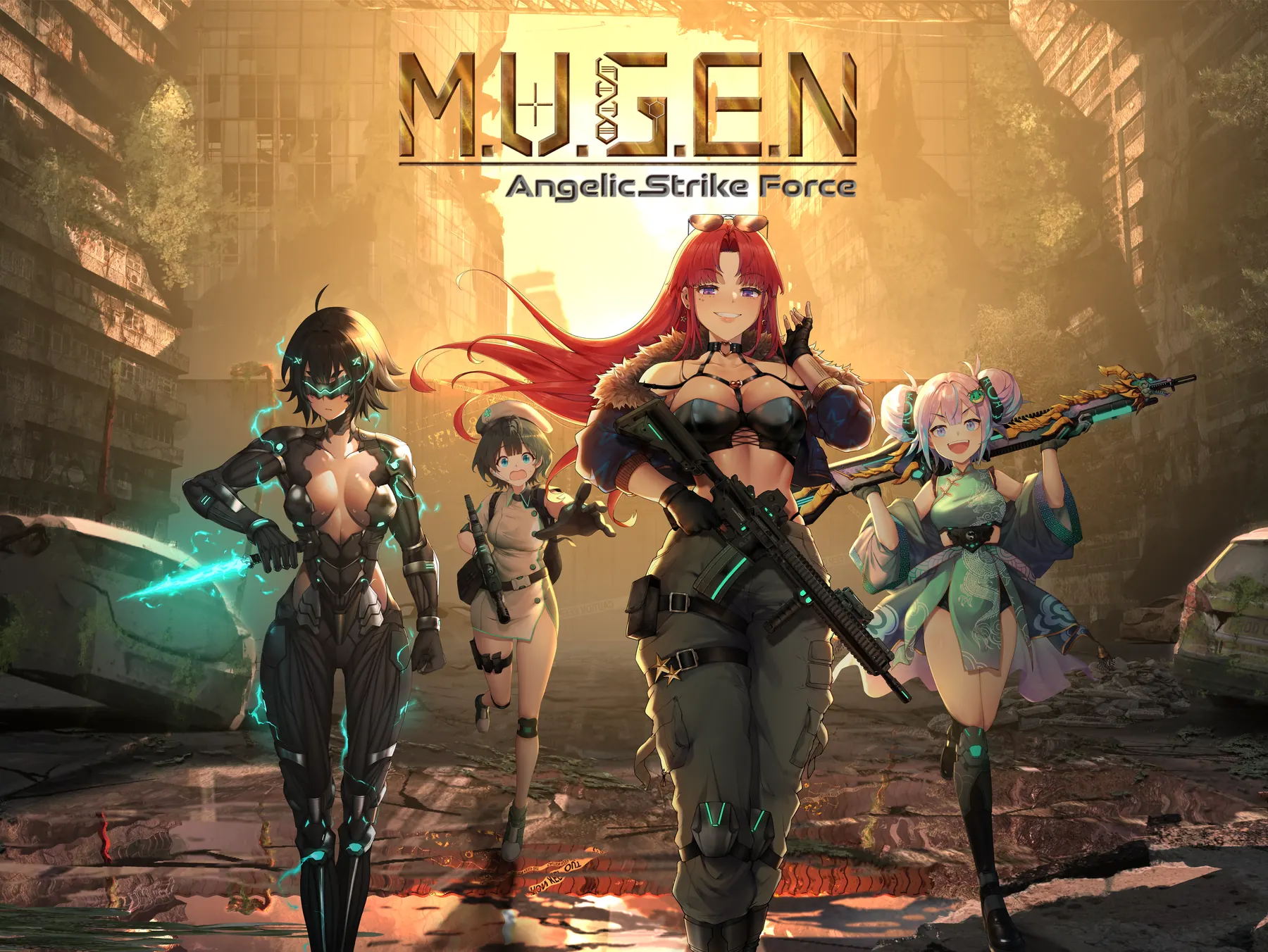 M.U.G.E.N — Lisa, Emmy, Luna and Sohee in the ruins
